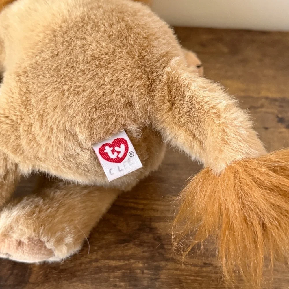 Ty Beanie Buddy Sahara the Lion Plush 1997 12” Retired Stuffed Animal Toy